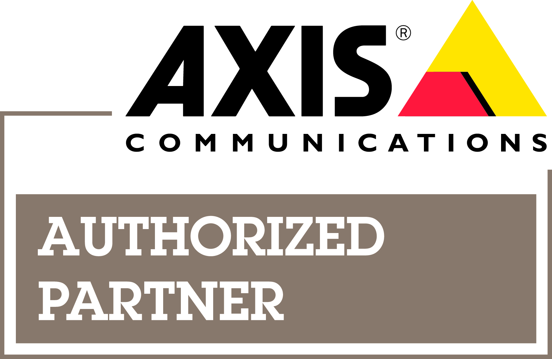 Logo: Axis communications Authorized partner